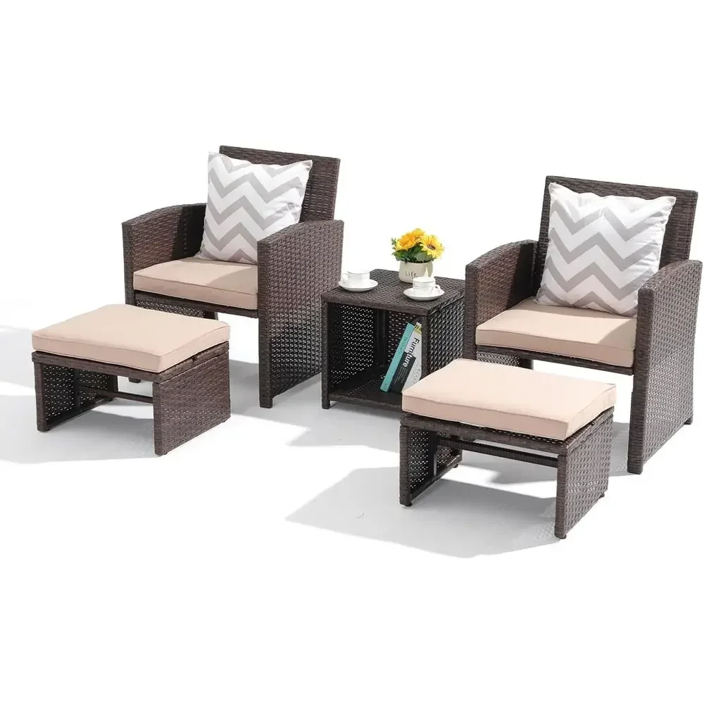 Outdoor Furniture With Storage For Cushions - Set di mobili da giardino per