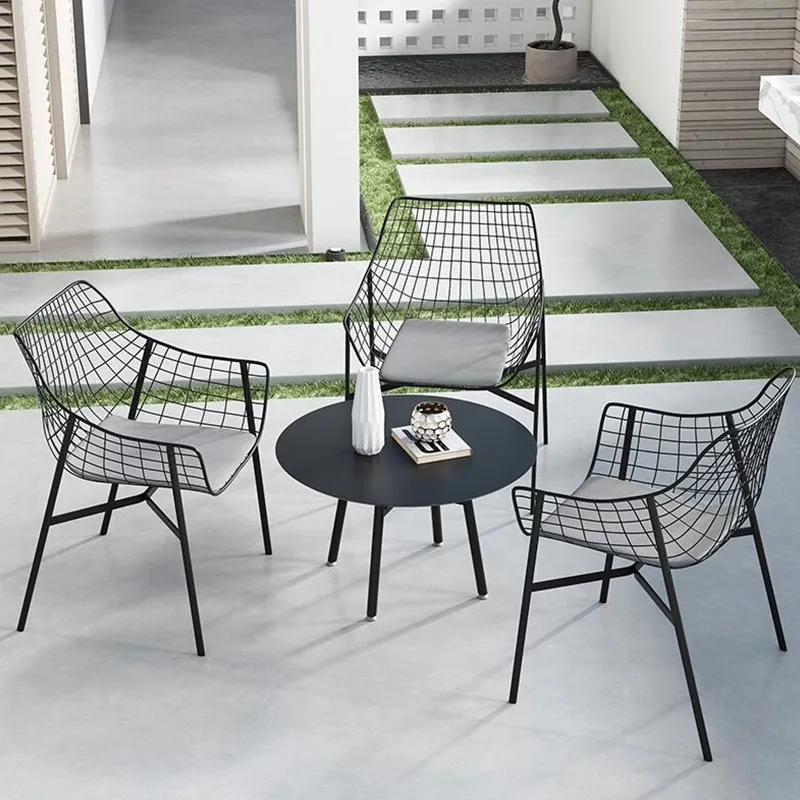 Outdoor Furniture For Cafe - Set Tavolo e Sedie in Ferro