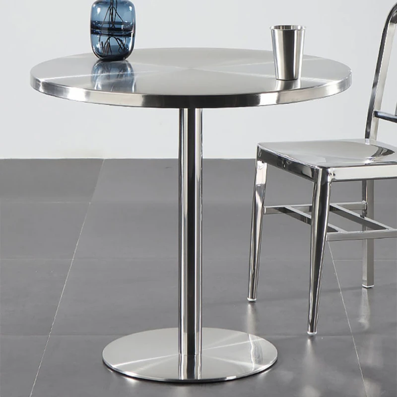 Outdoor Furniture For Cafe - Tavolo da pranzo in acciaio inossidabile