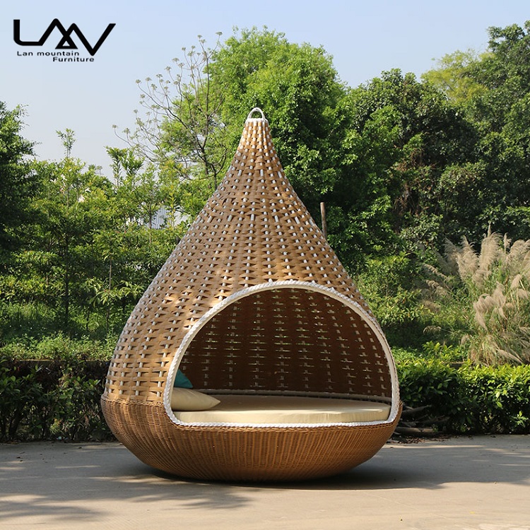 Outdoor Daybed Furniture - Sedia Sospesa da Esterno a Forma