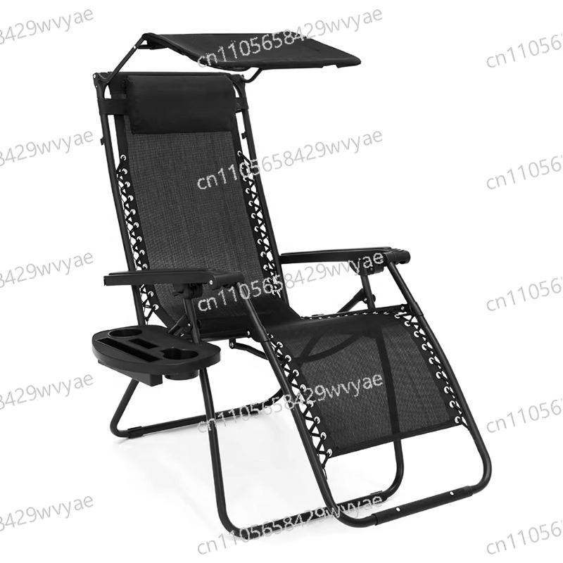 Outdoor Furniture Lounge Set - Sedia a Sdraio Pieghevole da Esterno,