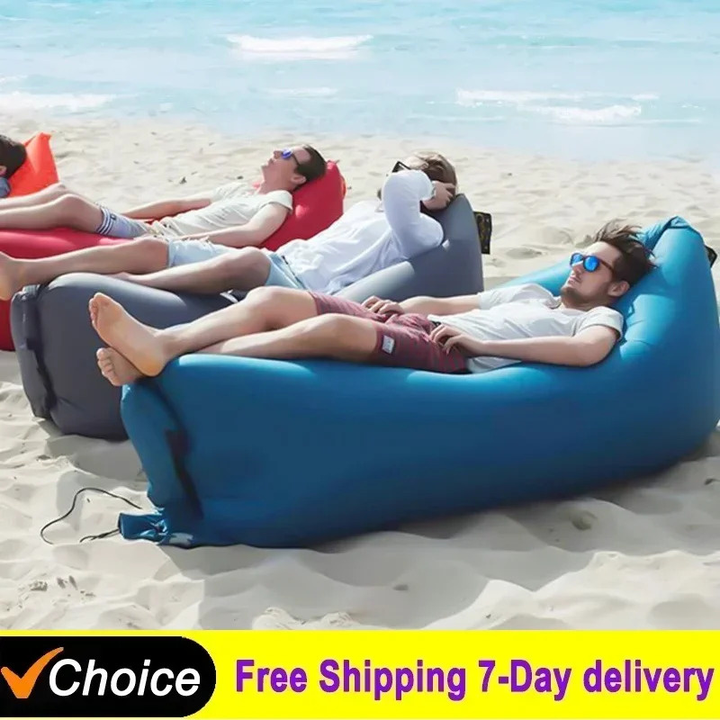 Outdoor Furniture Lounge Set - Divano Gonfiabile Portatile da Esterno, Poltrona