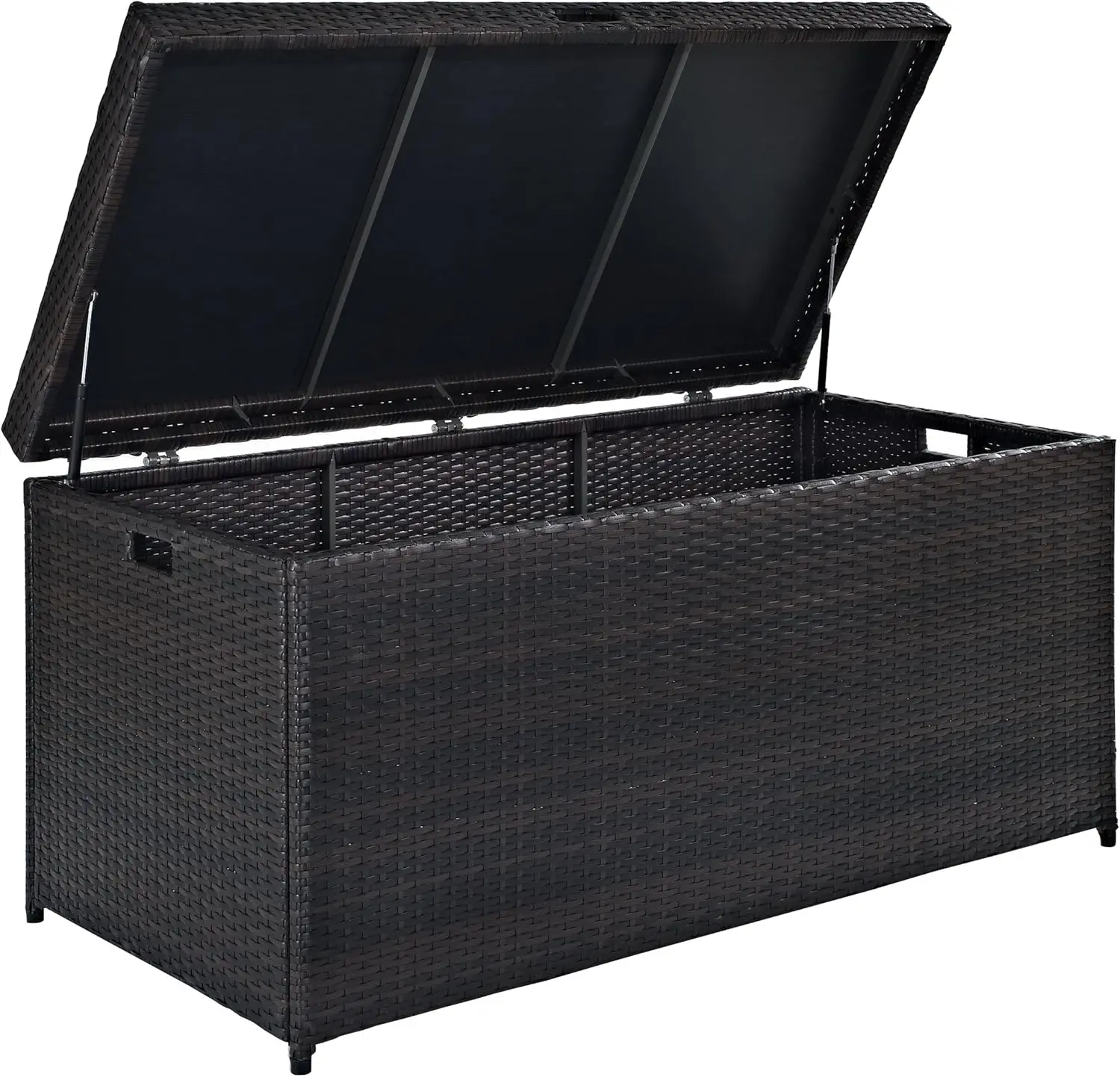 Outdoor Furniture With Storage For Cushions - Scatola portaoggetti da esterno marrone nordico