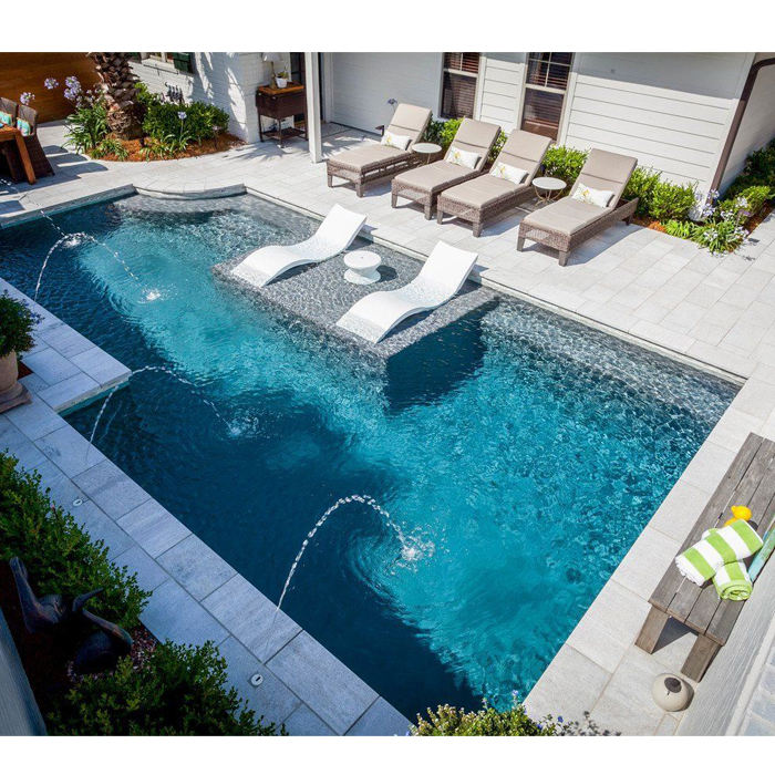 Outdoor Daybed Furniture - Lettini Prendisole in Fibra di Vetro