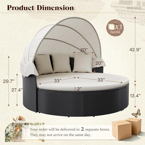 Lettino Rotondo da Esterno per - Outdoor Daybed Furniture recensione e prezzo