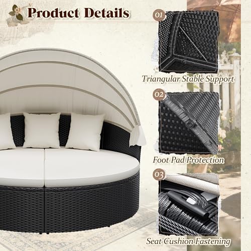 Lettino Rotondo da Esterno per - Outdoor Daybed Furniture recensione e prezzo