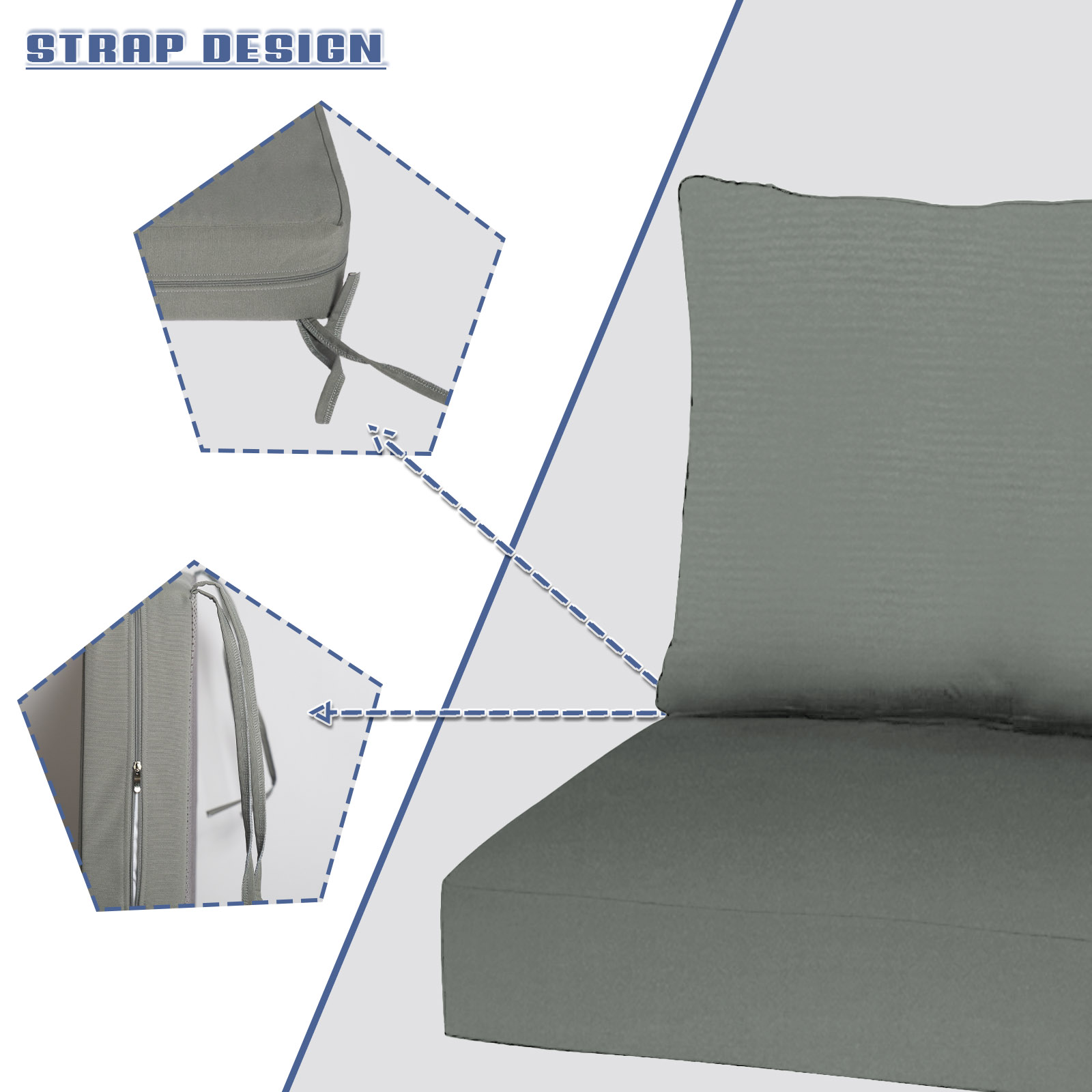 Cuscini per sedili e schienali - Outdoor Furniture Upholstery recensione e prezzo
