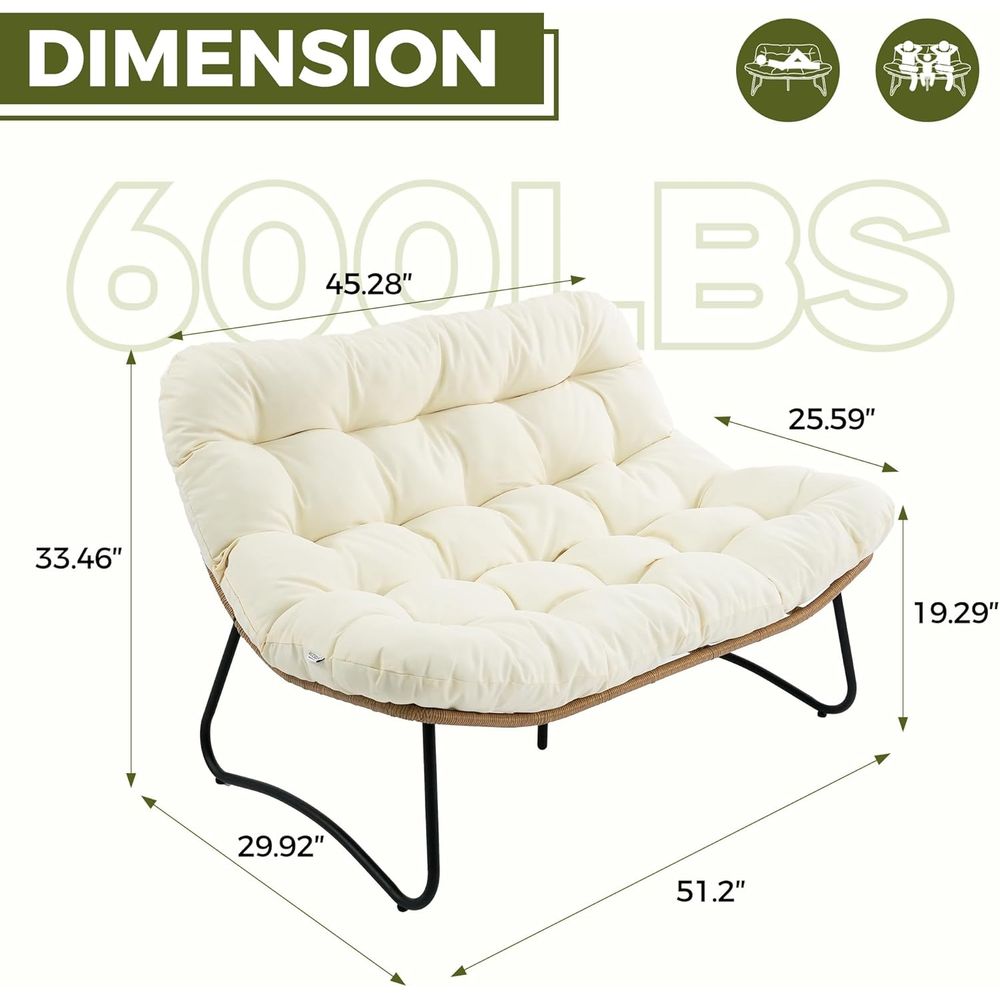 Divanetto da esterno per patio - Outdoor Furniture Lounge Set recensione e prezzo