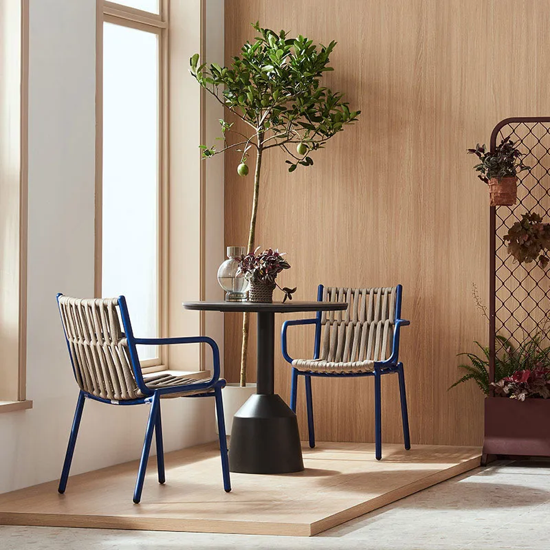 Set Tavolo e Sedie in Rattan e - Outdoor Furniture For Cafe recensione e prezzo