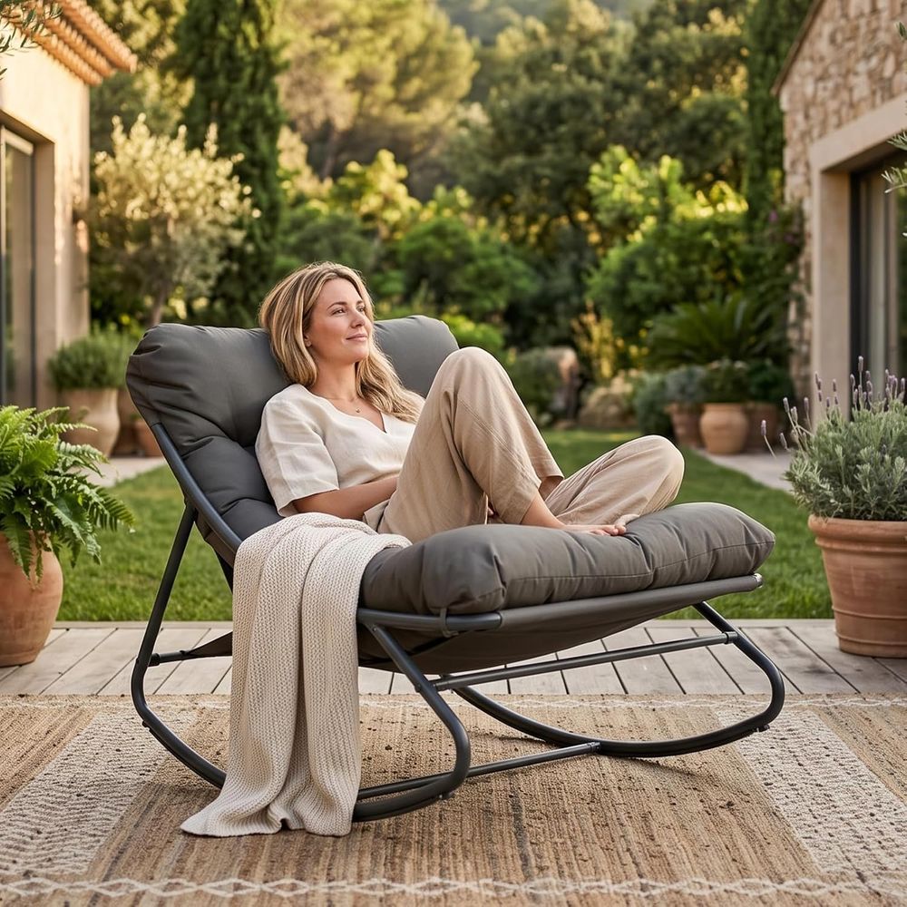 Poltrona a dondolo Papasan ove - Outdoor Furniture Without Cushions recensione e prezzo