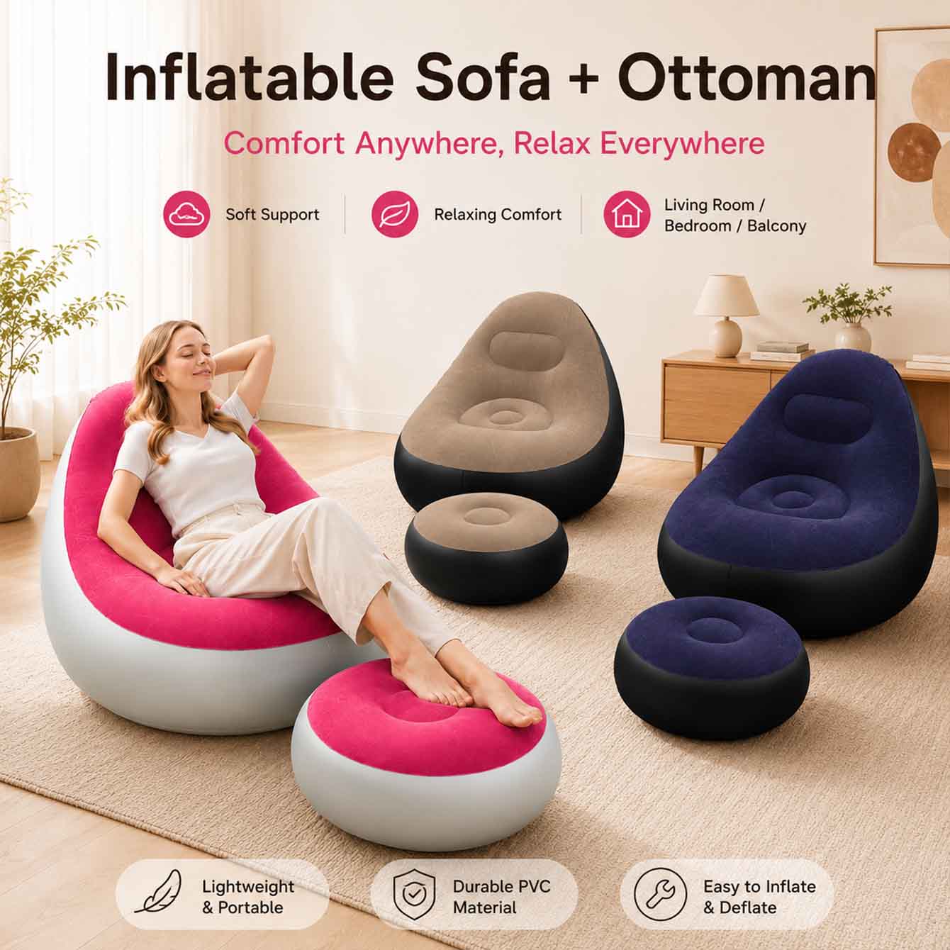 Poltrona gonfiabile per adulti - Outdoor Furniture Nearby recensione e prezzo