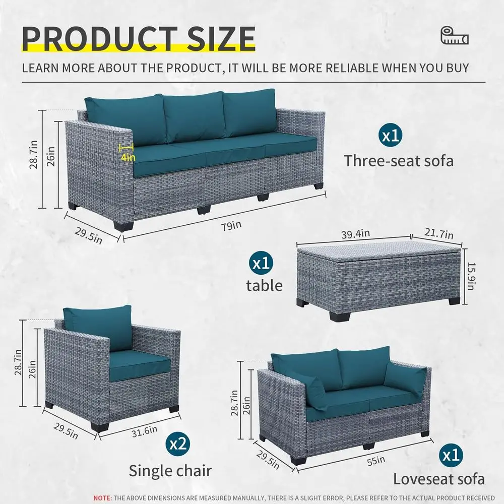 Set di mobili da giardino in v - Outdoor Furniture With Storage For Cushions recensione e prezzo