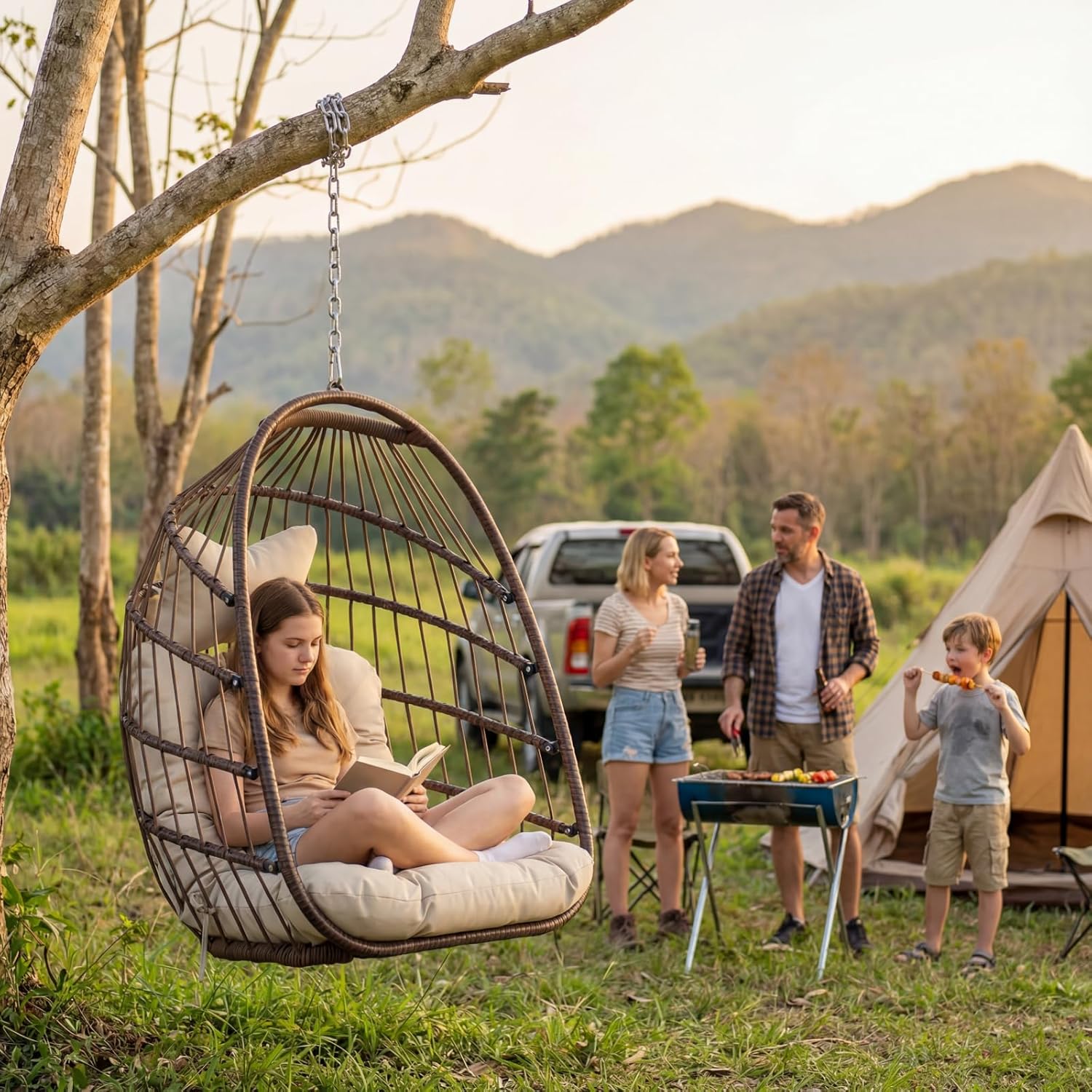 Sedia a dondolo a uovo da este - Outdoor Furniture Without Cushions recensione e prezzo