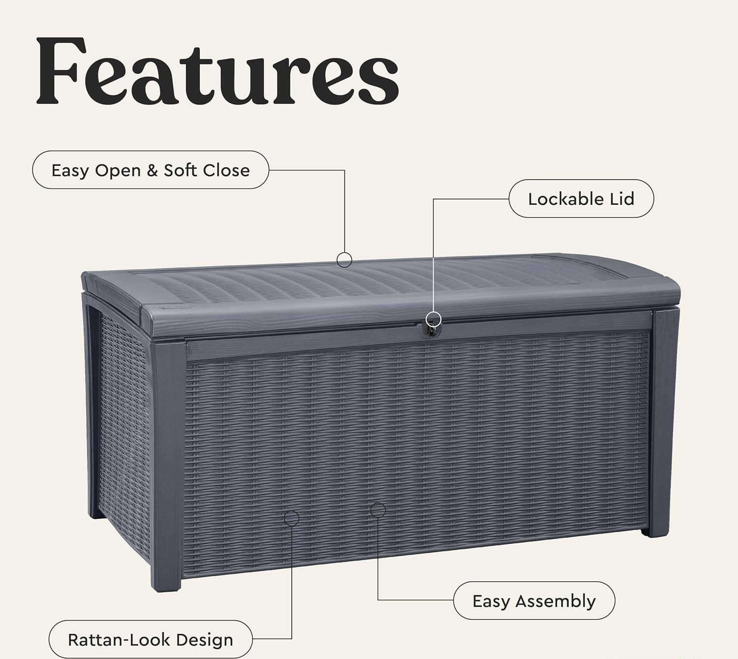 Contenitore da Esterno da 110  - Outdoor Furniture Cushions recensione e prezzo