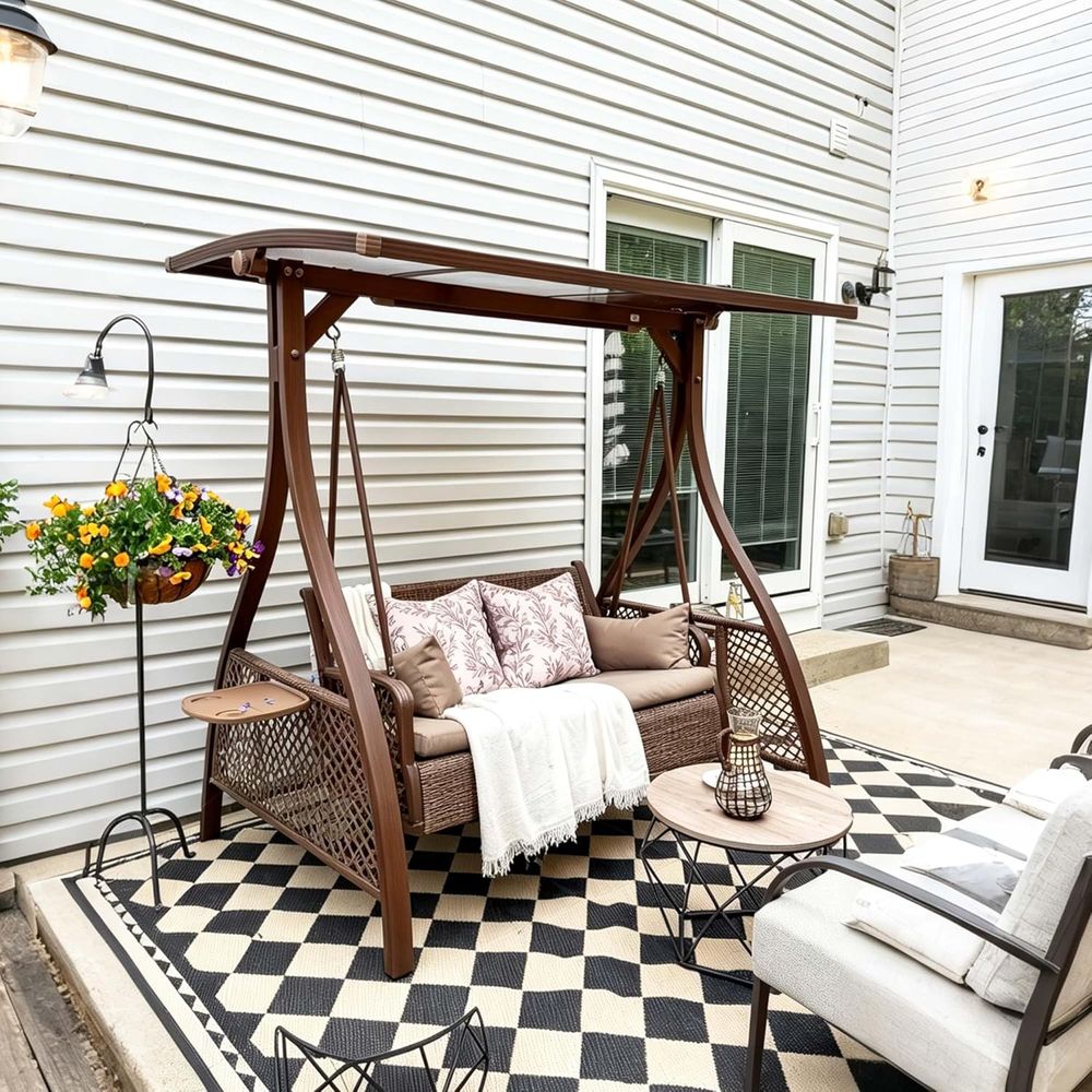 Dondolo da Giardino per 2 Pers - Outdoor Furniture Without Cushions recensione e prezzo