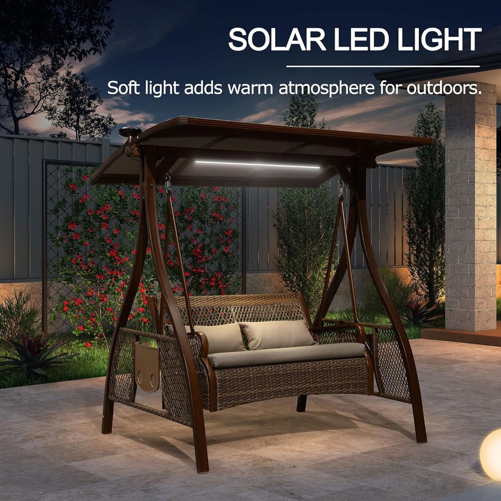 Dondolo da Giardino per 2 Pers - Outdoor Furniture Without Cushions recensione e prezzo