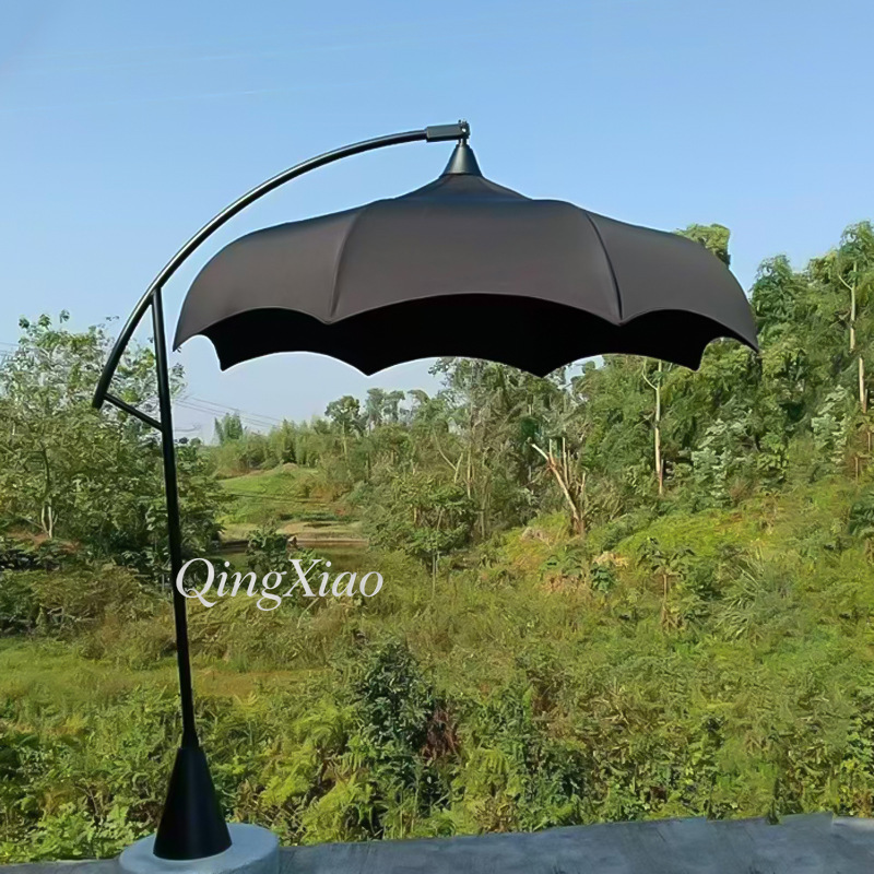 Ombrellone a braccio curvo imp - Outdoor Furniture For Cafe recensione e prezzo