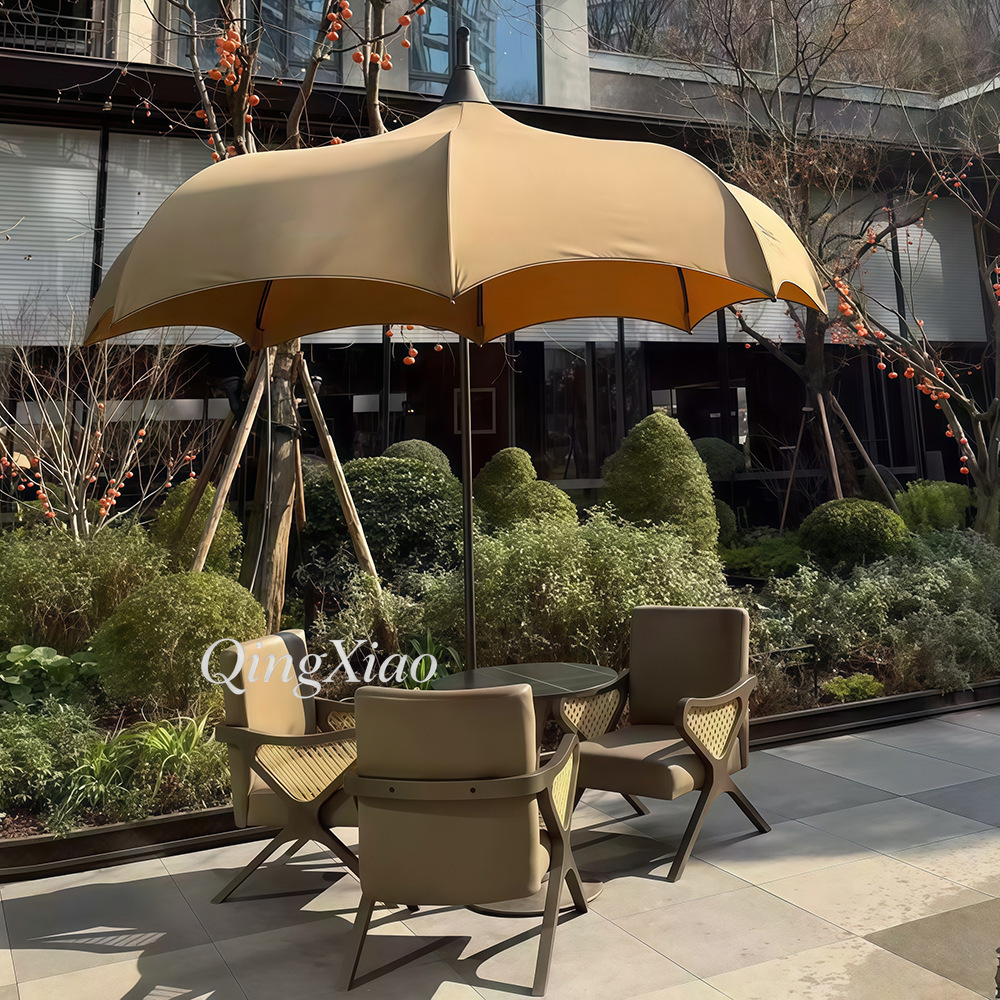 Ombrellone a braccio curvo imp - Outdoor Furniture For Cafe recensione e prezzo