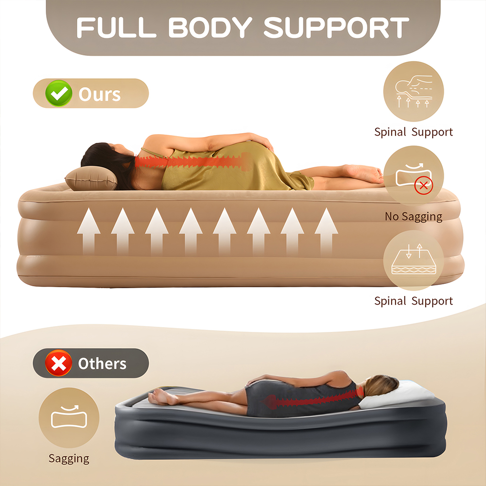 Materasso ad aria Queen con po - Outdoor Furniture Nearby recensione e prezzo