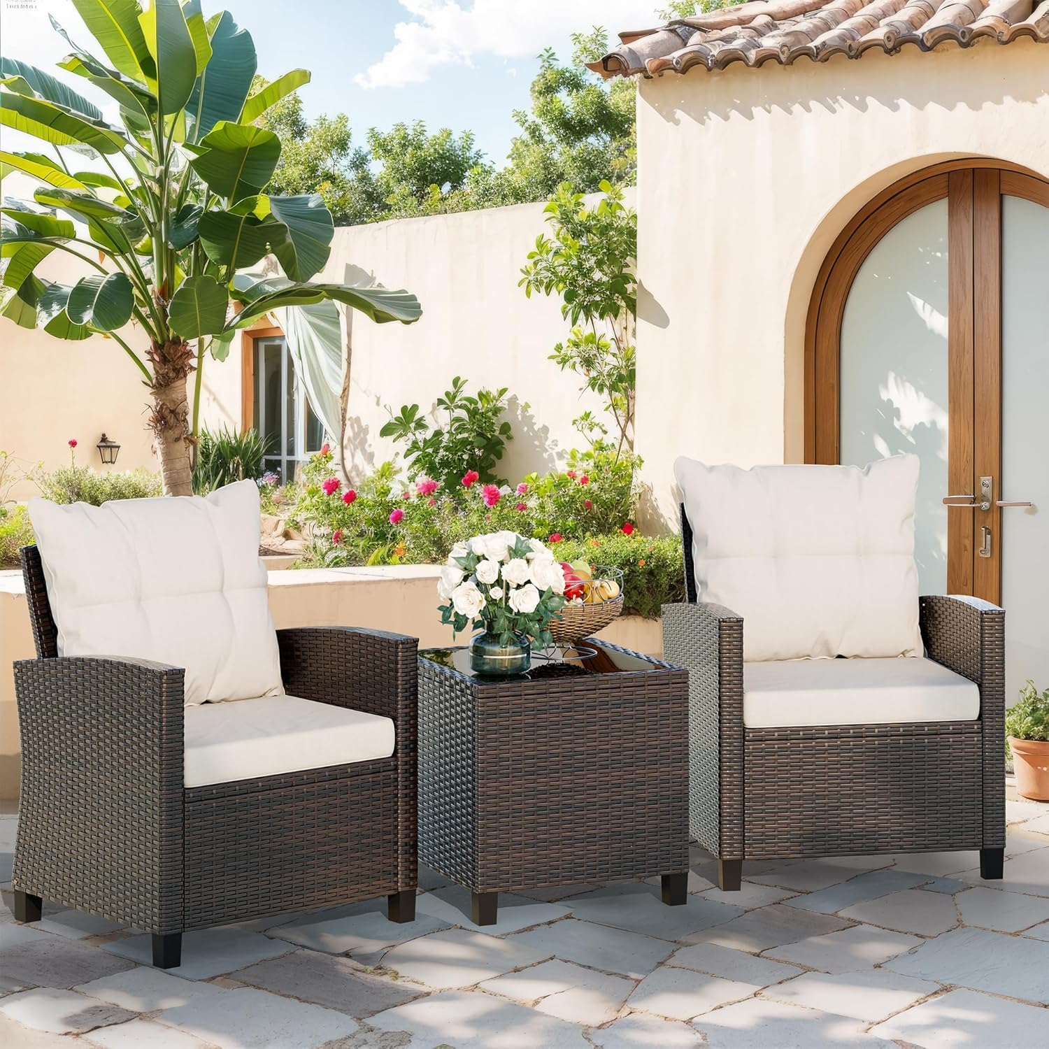 Set da bistrot da veranda in v - Outdoor Furniture Cushions recensione e prezzo