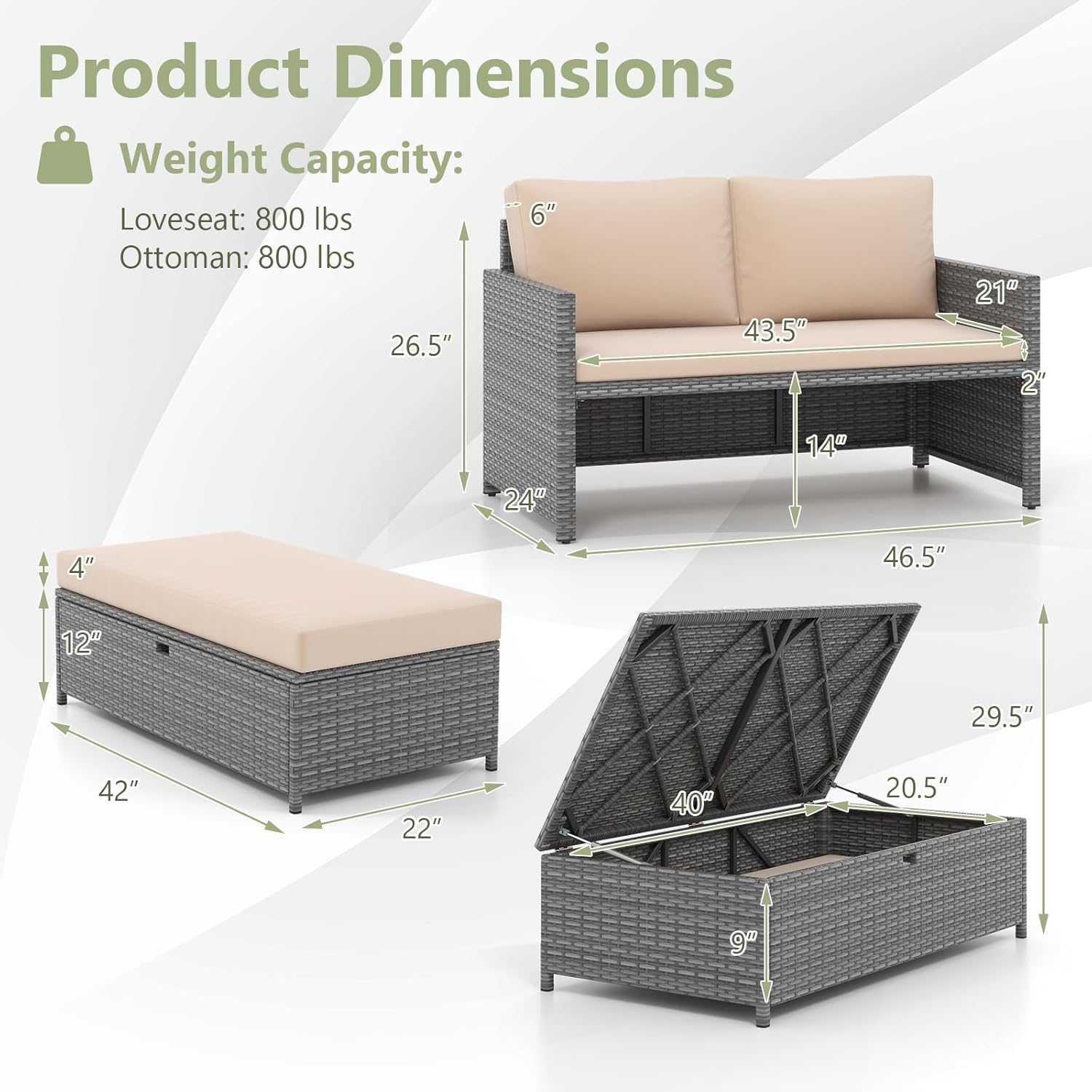 Divano Letto da Esterno in Vim - Outdoor Daybed Furniture recensione e prezzo