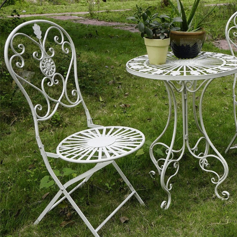 Tavolo e Sedie in Ferro Stile  - Outdoor Furniture For Cafe recensione e prezzo