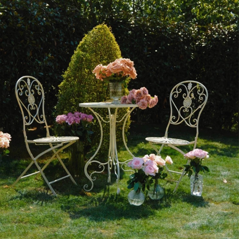 Tavolo e Sedie in Ferro Stile  - Outdoor Furniture For Cafe recensione e prezzo
