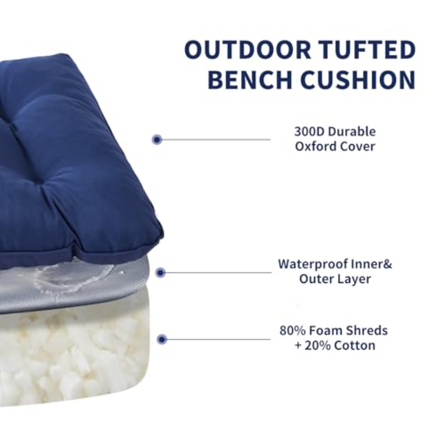 Cuscino per Panchina da Estern - Outdoor Furniture Without Cushions recensione e prezzo