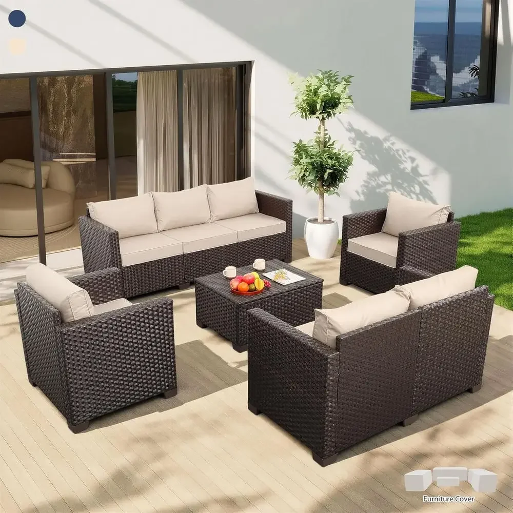 Set di mobili da giardino in 5 - Outdoor Furniture With Storage For Cushions recensione e prezzo